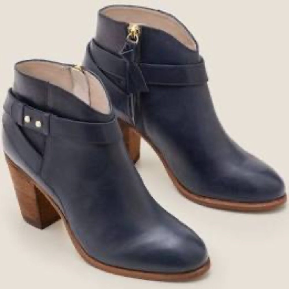 NEW Boden Stratford Ankle Boots - Navy 39/size 9